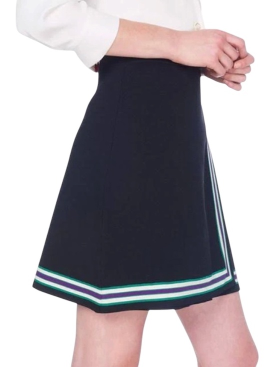 Sandro Dresses & Skirts - Sandro Women's Elodie Striped Crossover Skirt Noir